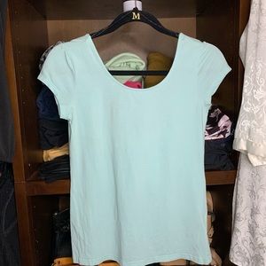 H&M Divided Basic Blue Shortsleeved Top
